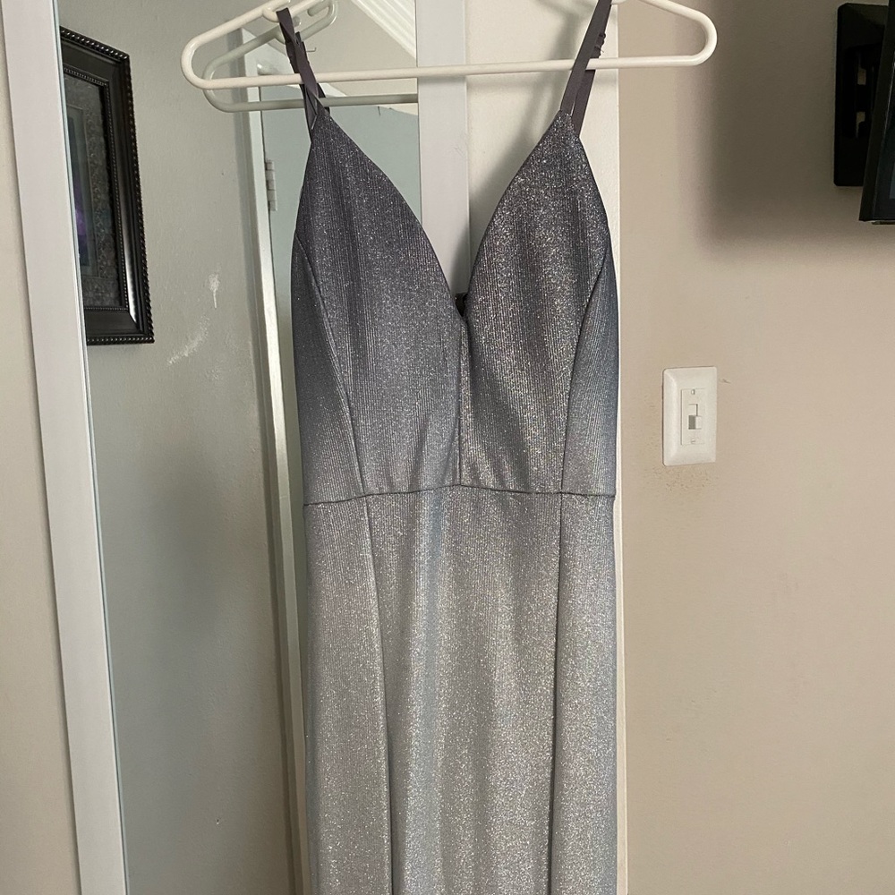Silver glittery mermaid dress